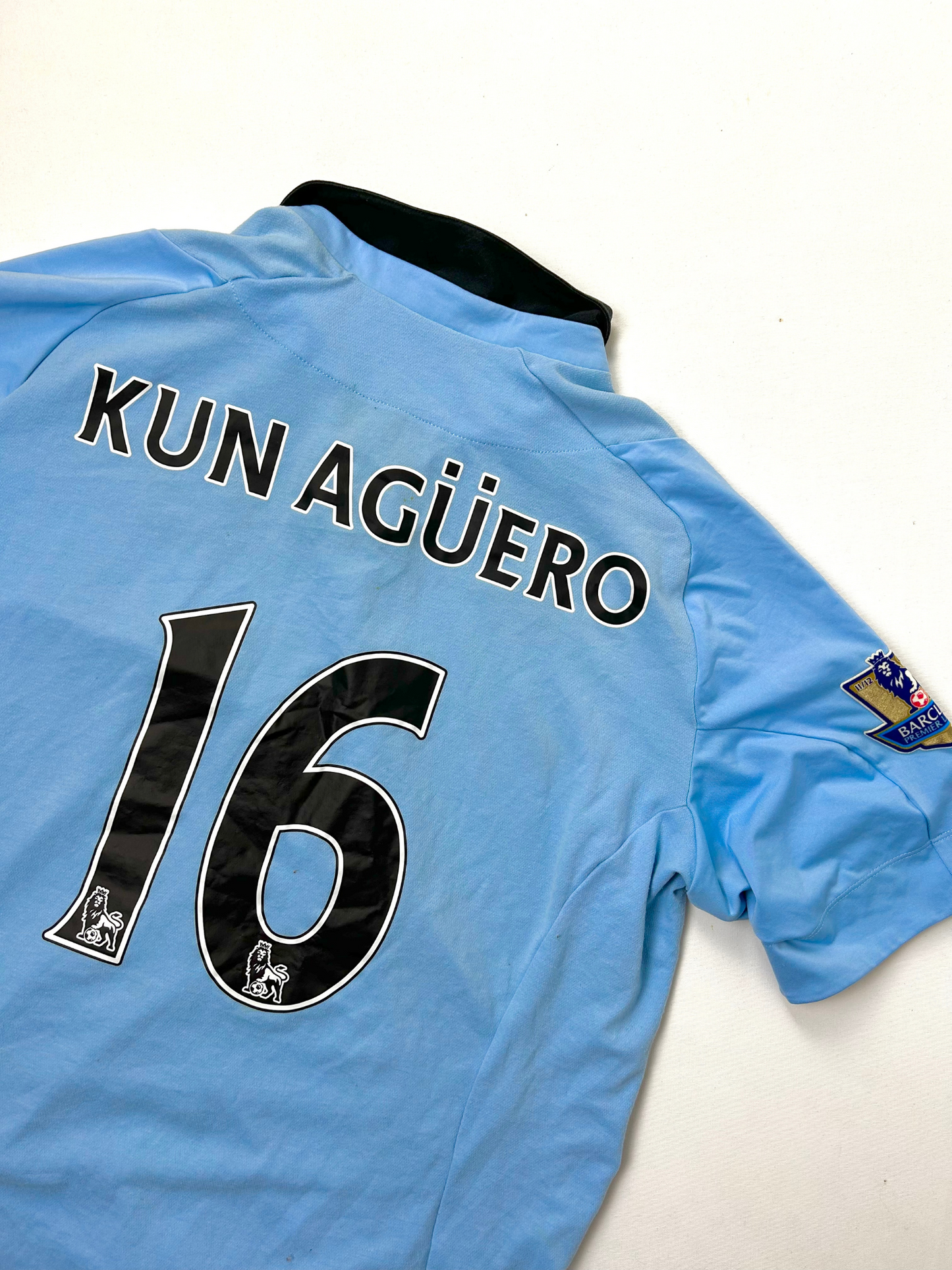 Manchester City Home #16 Aguero 2012-2013 XL