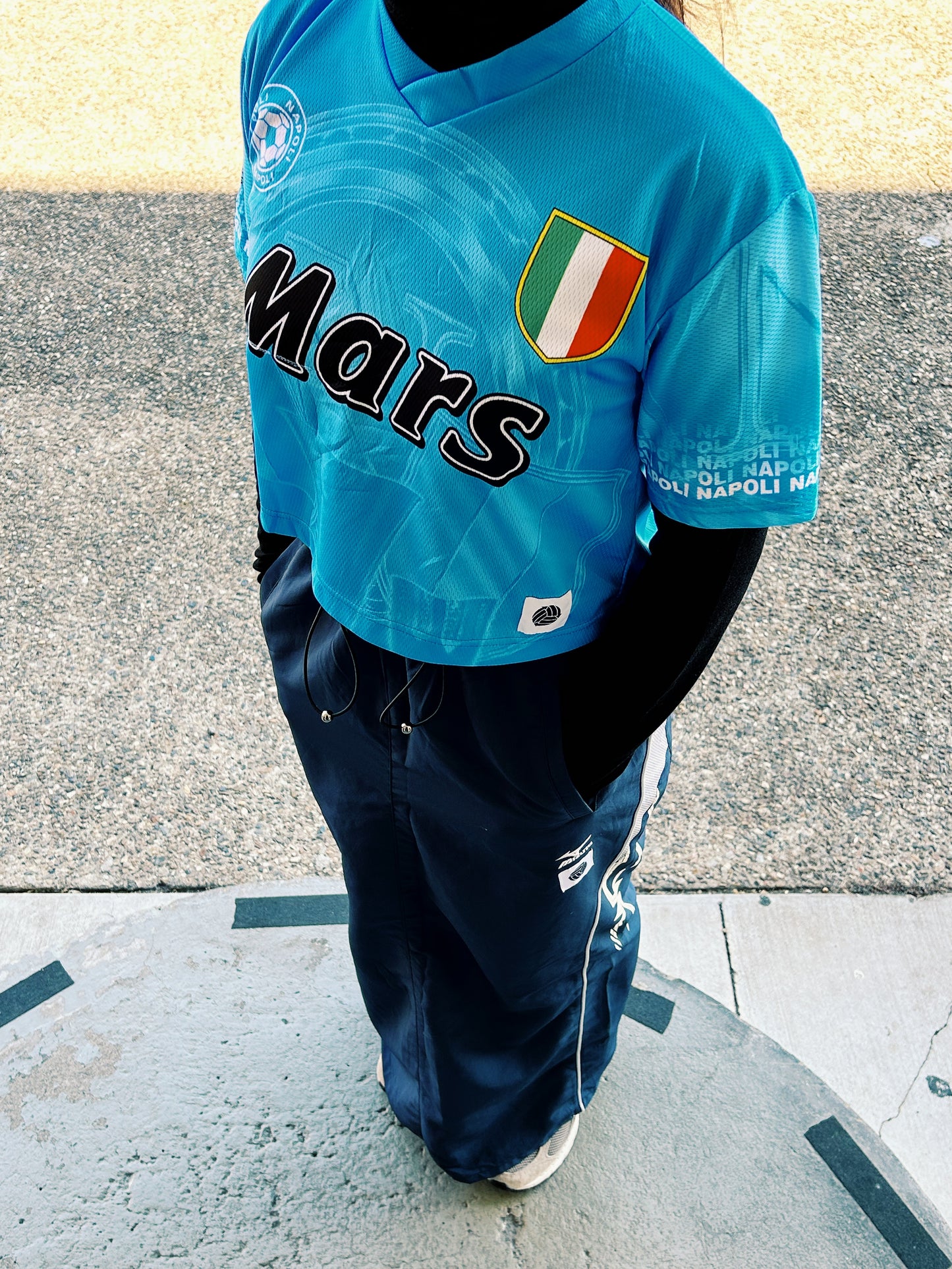 Napoli #10 Maradona Crop Top M