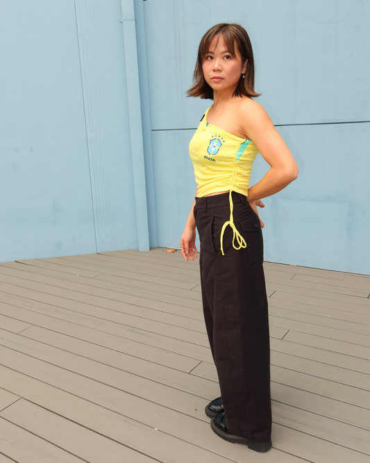 Brazil One Shoulder Crop