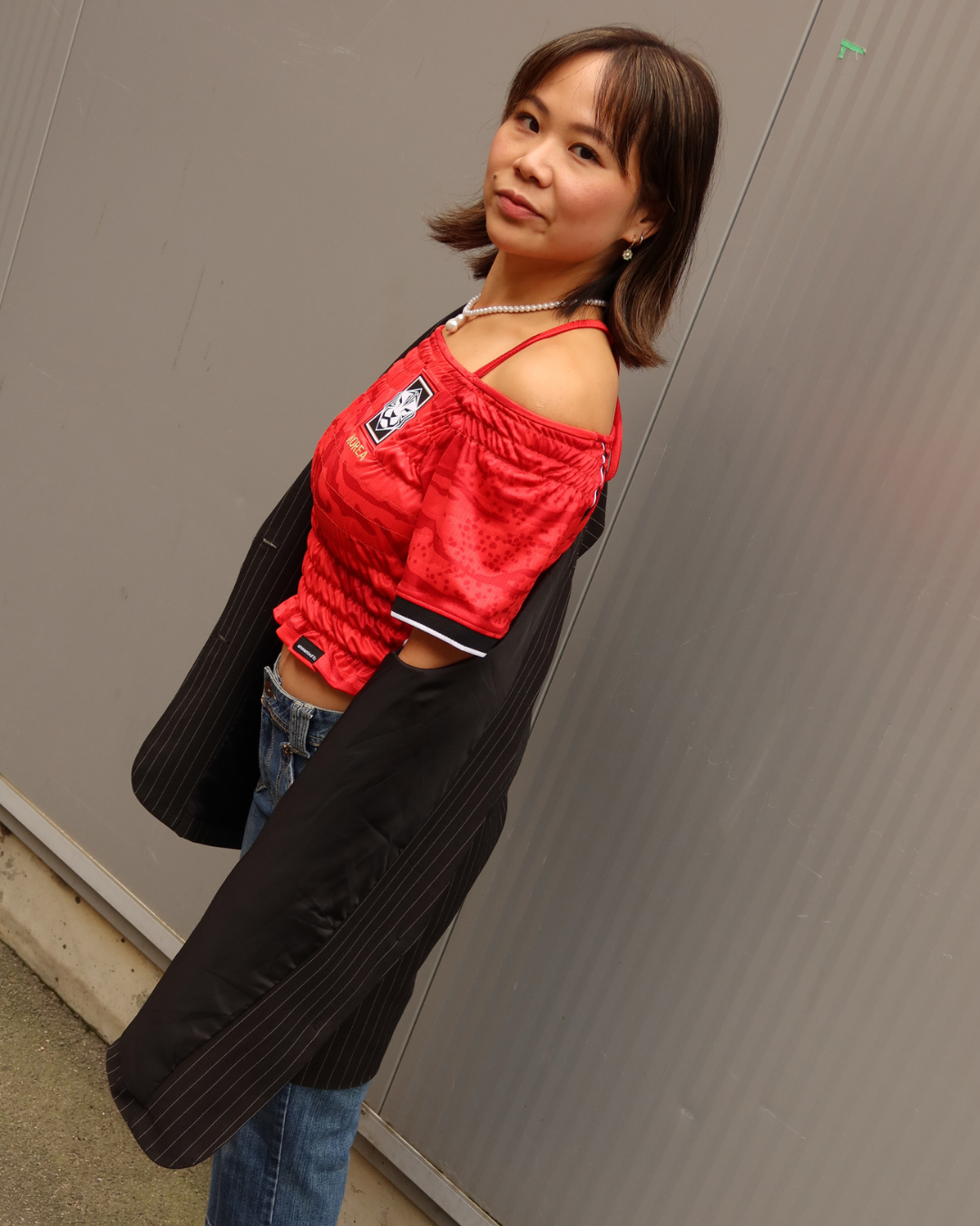 South Korea Home Shirred Crop (Womens S)