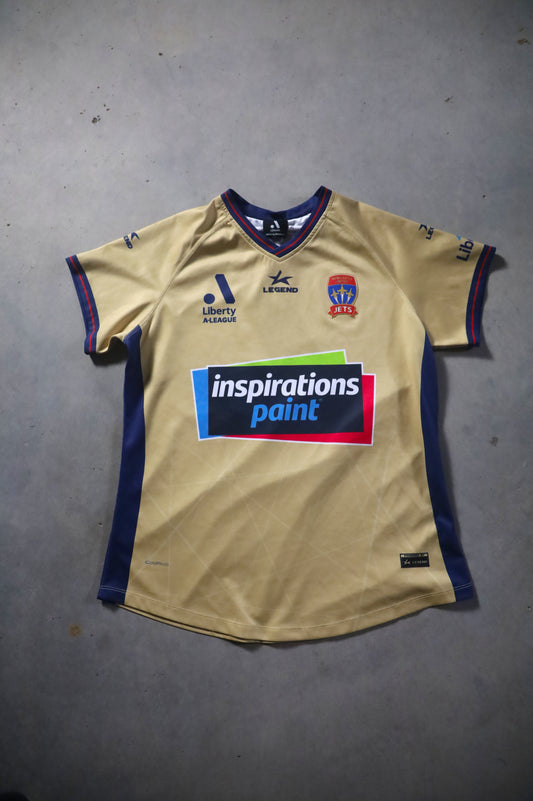 Newcastle Jets Home #5 Van Egmond Signed 2023-24 L