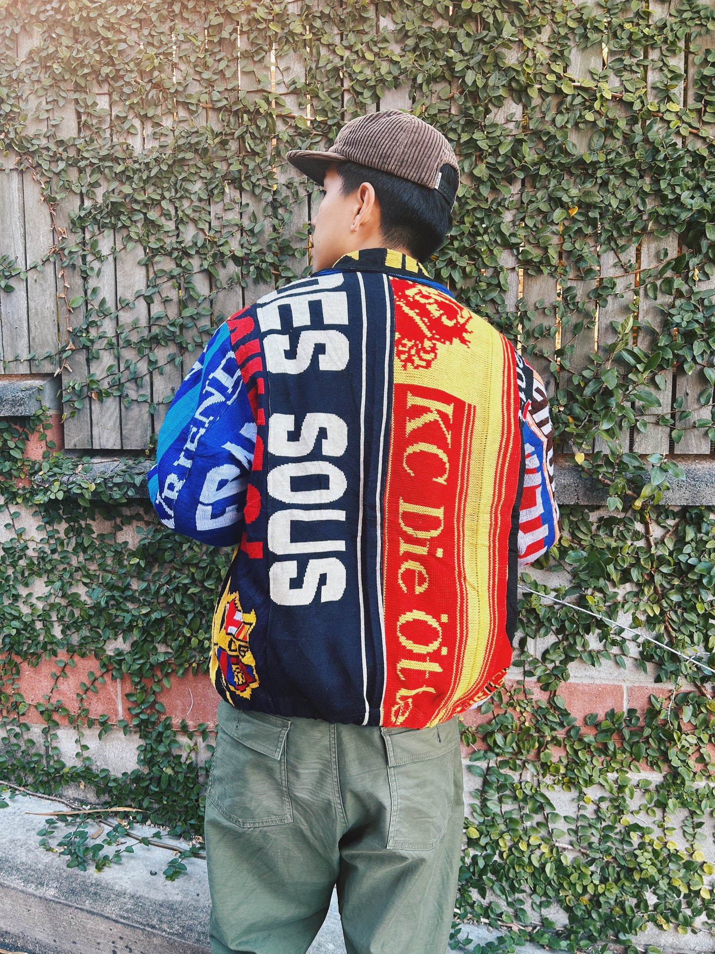 Reworked Scarf Jacket #2 M