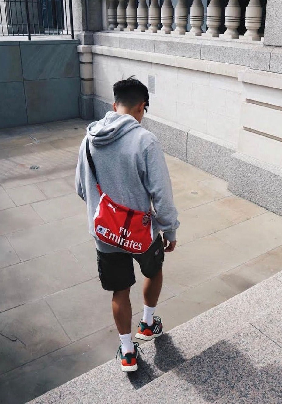 Arsenal Satchel Upcycled by Unwanted FC