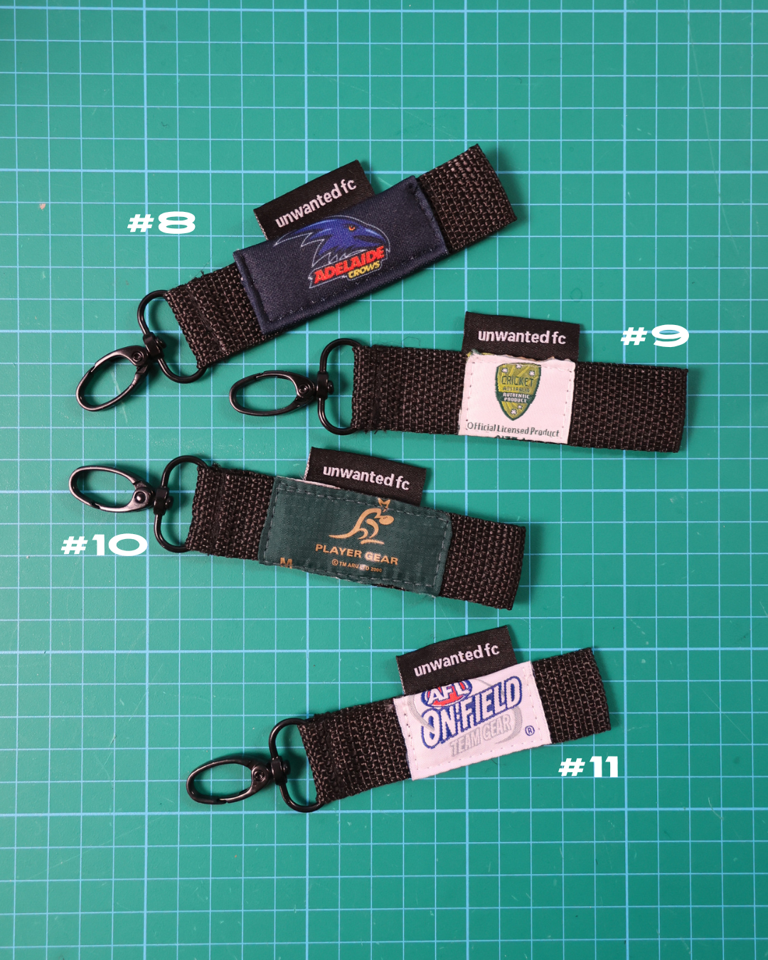 Off-cut Fabric Keyholders Batch #004 - Unwanted FC