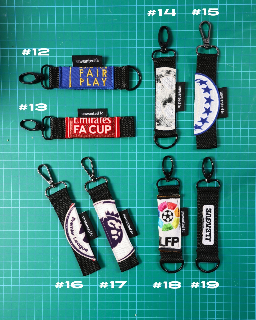 Off-cut Fabric Keyholders Batch #004 - Unwanted FC