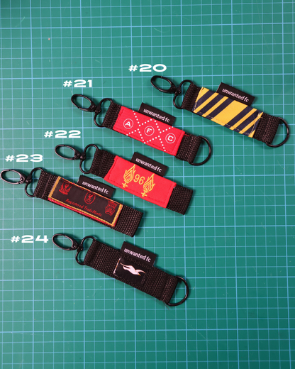 Off-cut Fabric Keyholders Batch #004 - Unwanted FC