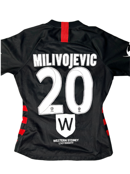 Western Sydney Wanderers Home 'Milivojevic' 2019-2020 Signed Women's M