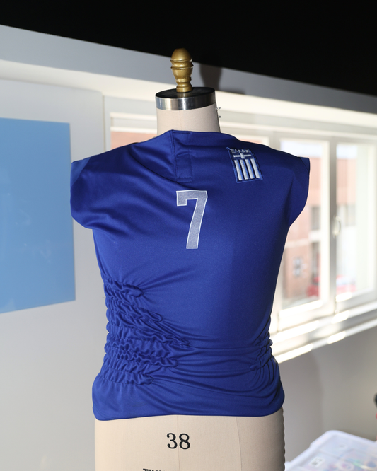 Greece Bootleg Kit Reworked - Shirred & Sleeveless S-M - Unwanted FC