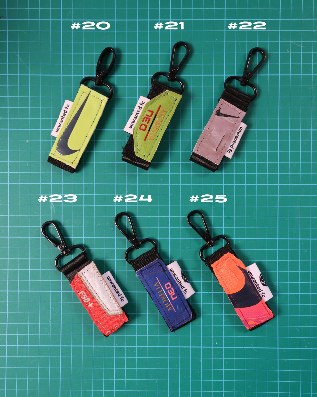 Football Boot Keyholders - Unwanted FC