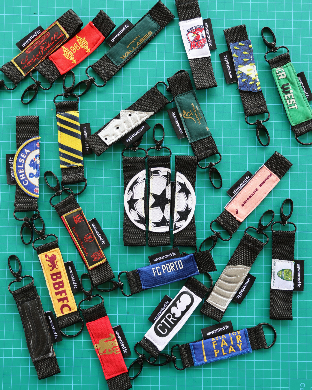 Off-cut Fabric Keyholders Batch #003