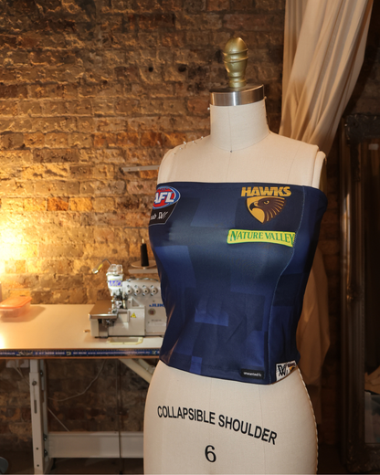 Hawthorne Hawks AFLW Reworked Tube Top (XS-S)