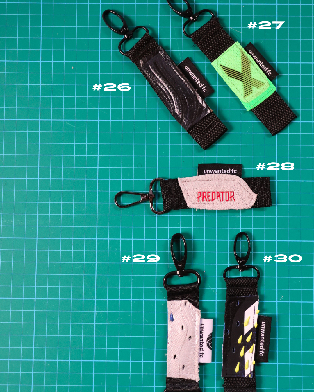 Football Boot Keyholders - Unwanted FC