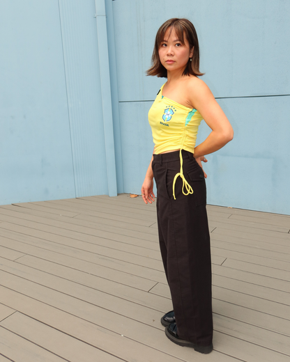 Brazil One Shoulder Crop