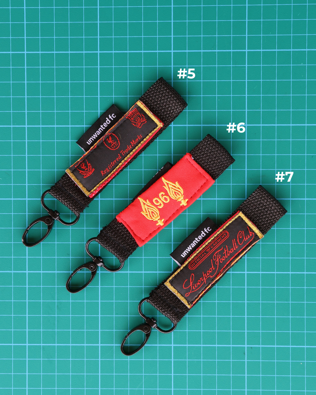 Off-cut Fabric Keyholders Batch #003