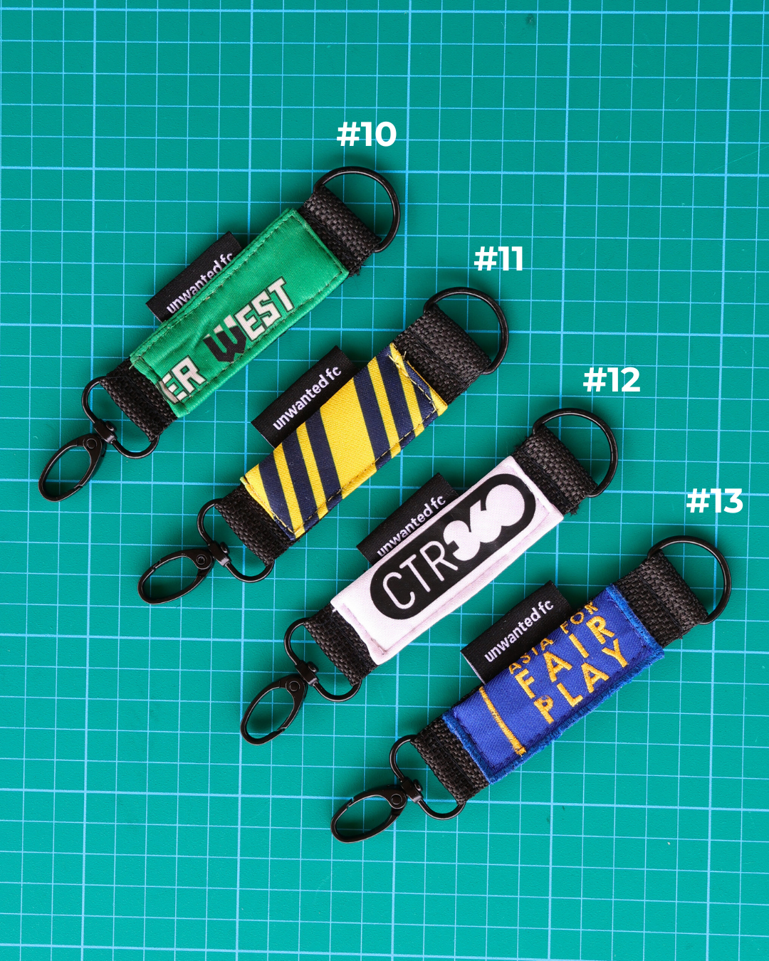 Off-cut Fabric Keyholders Batch #003