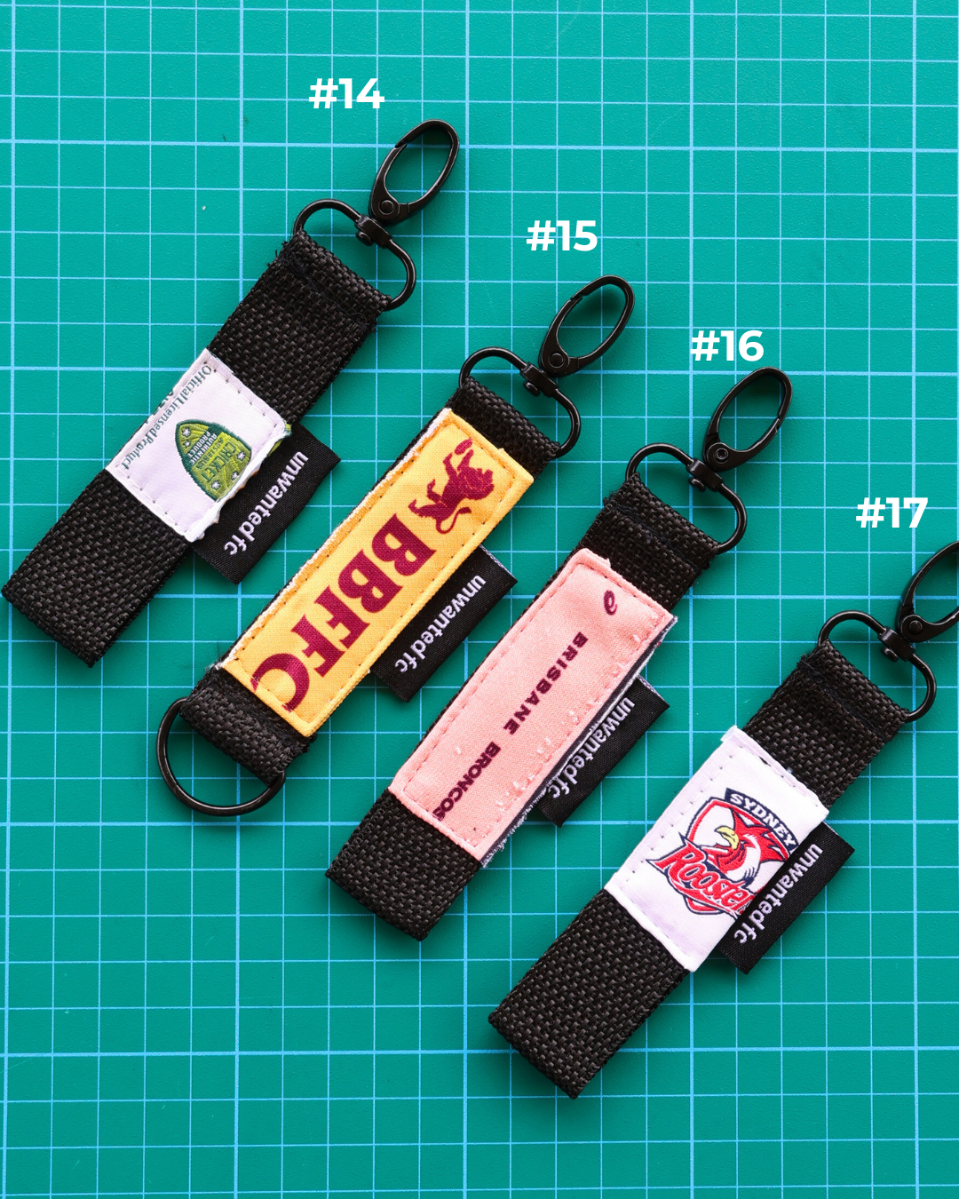 Off-cut Fabric Keyholders Batch #003