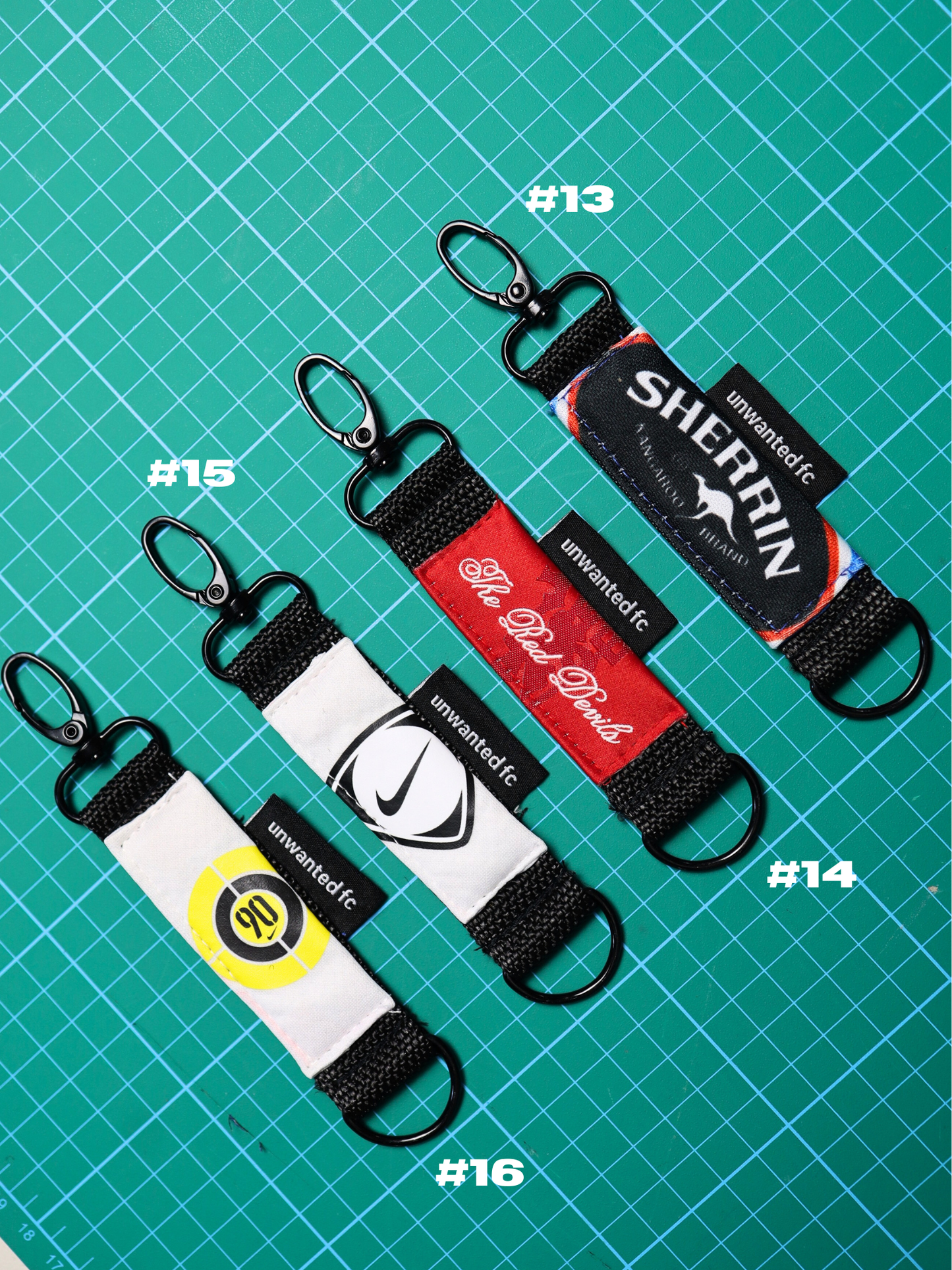 Off-cut Fabric Keyholders