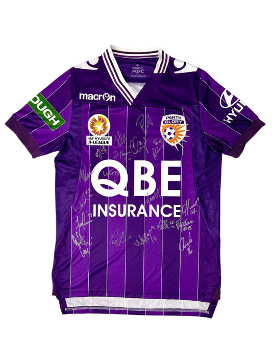 Perth Glory Home 2014-2015 Signed S
