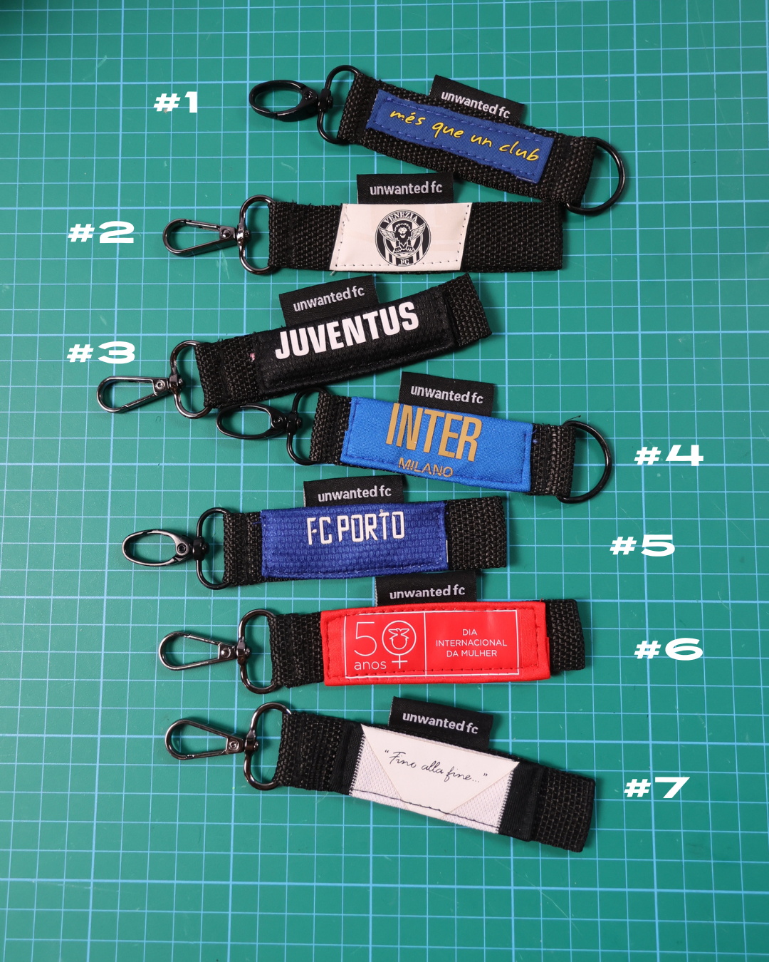 Off-cut Fabric Keyholders Batch #004 - Unwanted FC