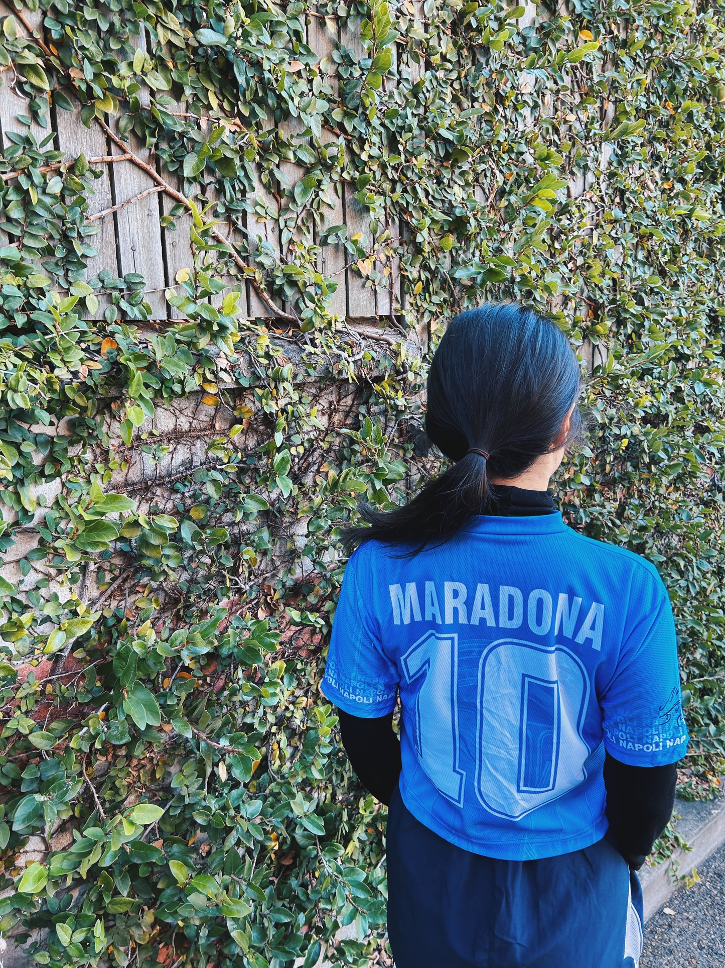 Napoli #10 Maradona Crop Top M