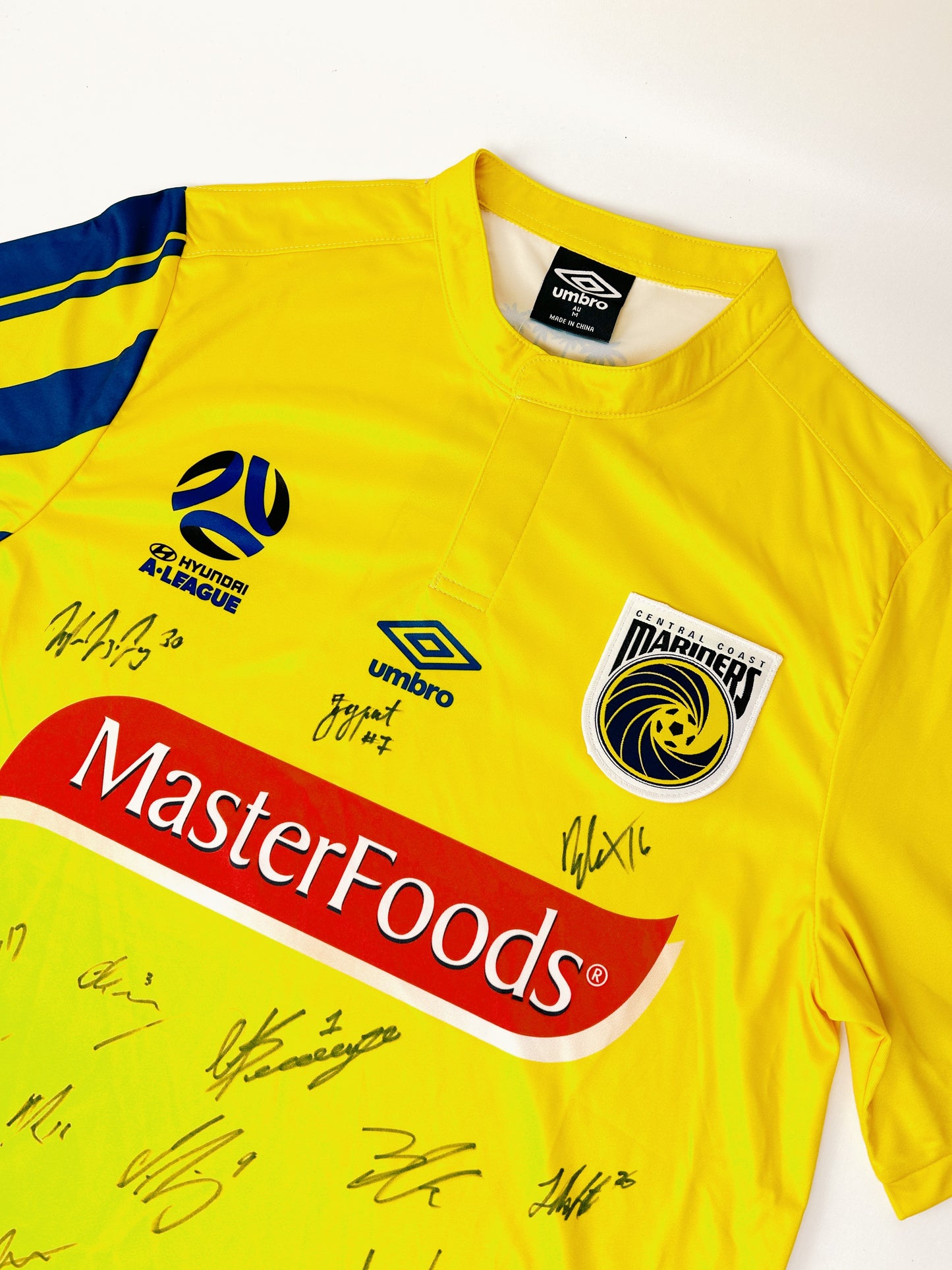 Central Coast Mariners Home 2019-2020 Signed M