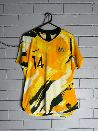 Matildas Home #14 Kennedy 2019-2020 (Women's L) - Unwanted FC