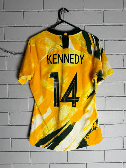 Matildas Home #14 Kennedy 2019-2020 (Women's L) - Unwanted FC
