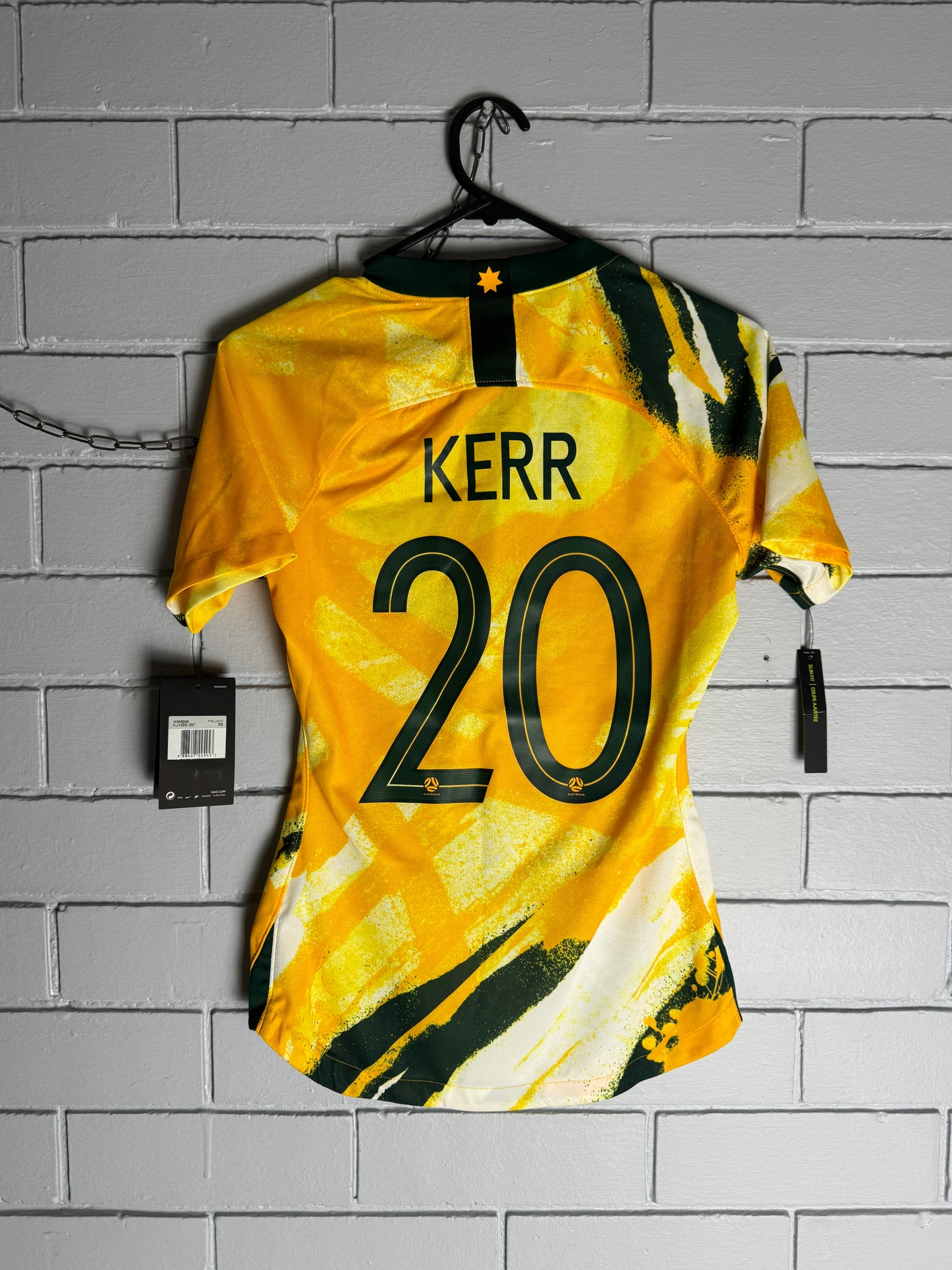 Matildas Home #20 Kerr 2019-2020 (Women's XS) - Unwanted FC