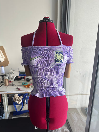 South Korea Away Shirred Crop (Womens XS)