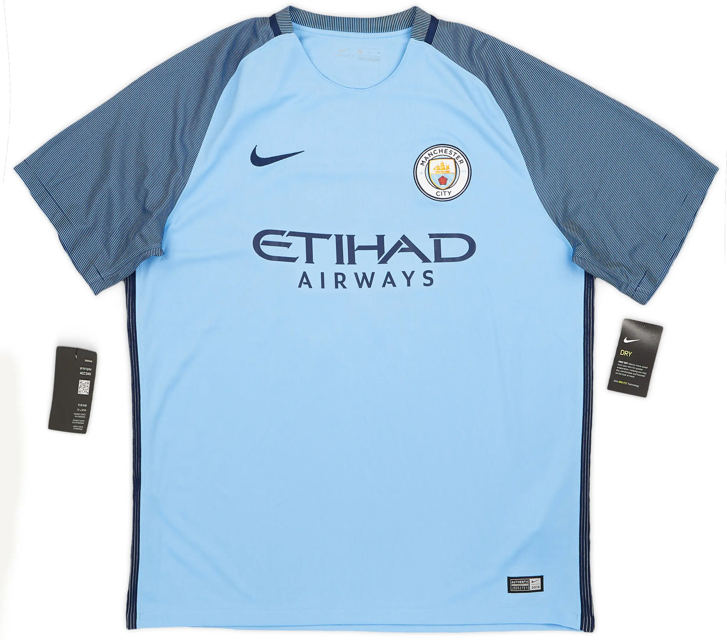 Manchester City Home #10 Aguero 2016-2017 XL