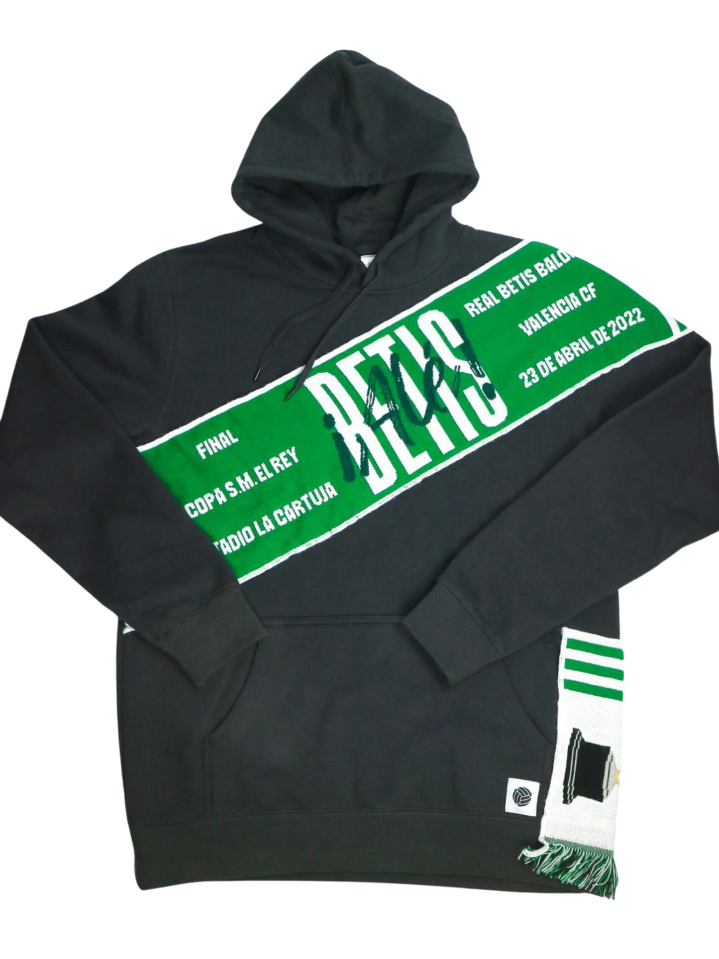 Real Betis Scarf Hoodie - L