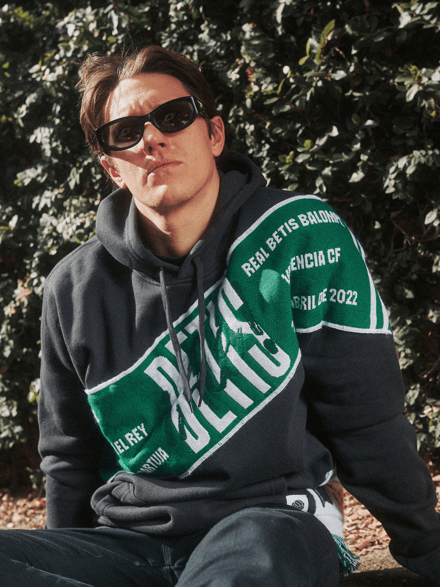 Real Betis Scarf Hoodie - L